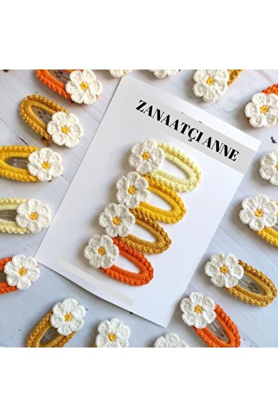zanaatçı anne مجموعة أميجورومي المصنوعة يدويًا مكونة من 4 مشابك ملونة على شكل...
