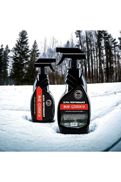 Betax Ultra Performance Red Buz Çözücü Sprey 2 Adet 500 ml Buz Kazıyıcı Hediye
