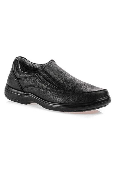 Scooter Genuine Leather Black Waterproof Men's Shoes - M3081FS