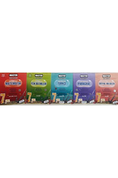 Okyanus Yayınları 2024-2025 Hazırlık 7. Sınıf Master 5li Soru Bankası Seti Yeni