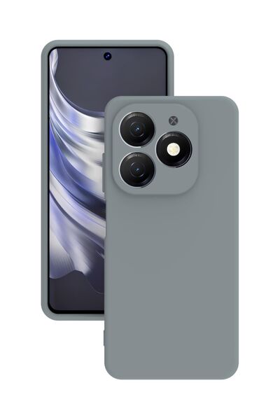 TECNO Spark 20C Kılıf Kamera Korumalı Silikon Rubber Arka Kapak