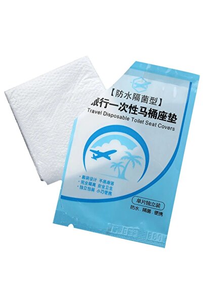 seahome Kullan At Şeffaf Klozet Kapağı Kılıfı Hijyenik 20 ADET