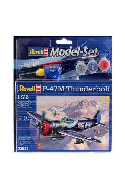 REVELL مجموعة موديلات P47M Thunderbolt-63984