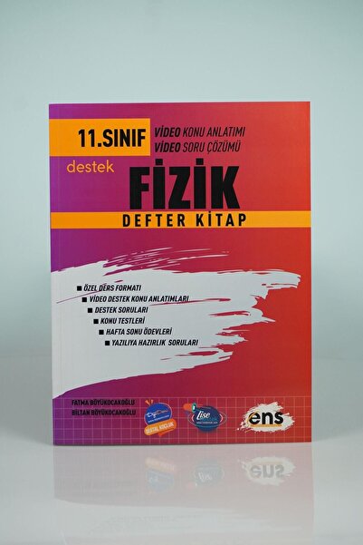 Ens Yayıncılık ENS 11.SINIF DEFTER KİTAP FİZİK