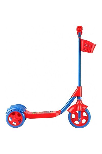 Erdem Oyuncak Fast Wheels Model 3 Wheeled Scooter with Basket and Brake