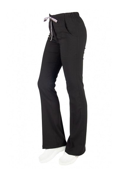 Uçak Medikal Pantaloni spanioli din Lycra neagră
