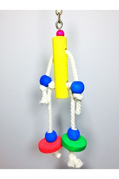 Ciko Kafes Wooden Cockatiel Toy