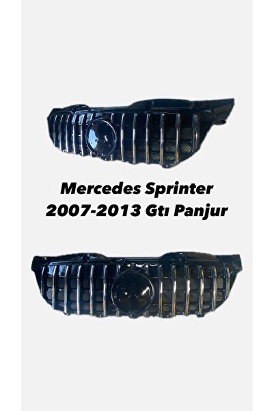 Genel Markalar Mercedes Sprinter 2006-2013 Uyumlu Gtı Ön Panjur Piano Black P...