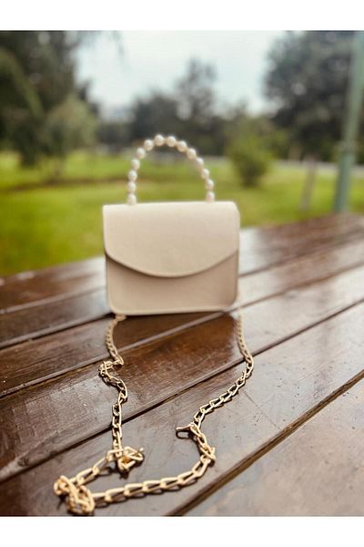 MODA ELF Βραδινό φόρεμα Daily Chain Pearl Handle Bag