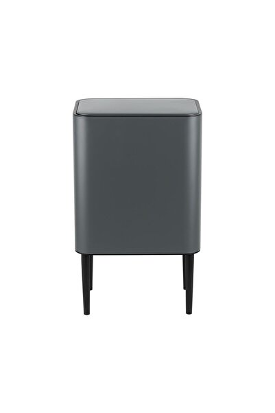 VİP AHMET Nova Touch Trash Can with Compartment, 28Lt, 5 Lt Trash Can Gift Vp-516