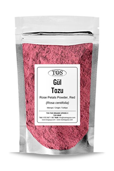TOS The Organic Spices Gül Yaprağı Tozu 100 gr (1. KALİTE) Rosa Centifolia / ...