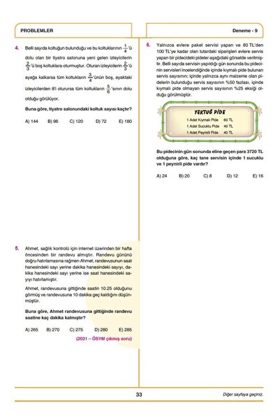 Marka Yayınları 2026 Tyt Problemler Ösym Çıkmış Ve Çıkabilecek Sorulardan Oluşturulmuş Deneme Sınavı