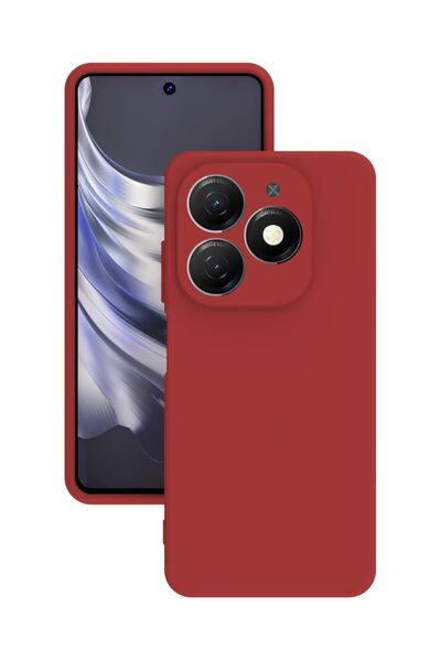 TECNO Spark 20C Kılıf Kamera Korumalı Silikon Rubber Arka Kapak