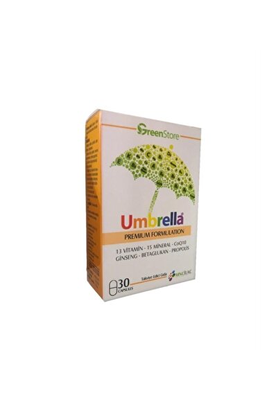 Umbrella Ginseng & Propolis & Co-q10 & 13 Vitamin & 16 Mineral & Betaglukan 3...