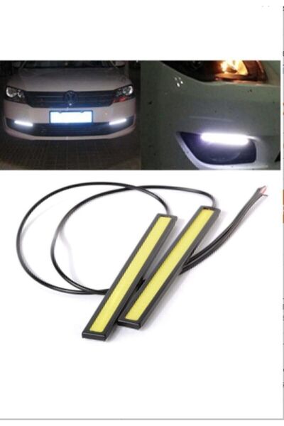 Genel Markalar Gündüz Ledi Farı Drl Su Geçirmez Universal Beyaz Işık Sis Farı