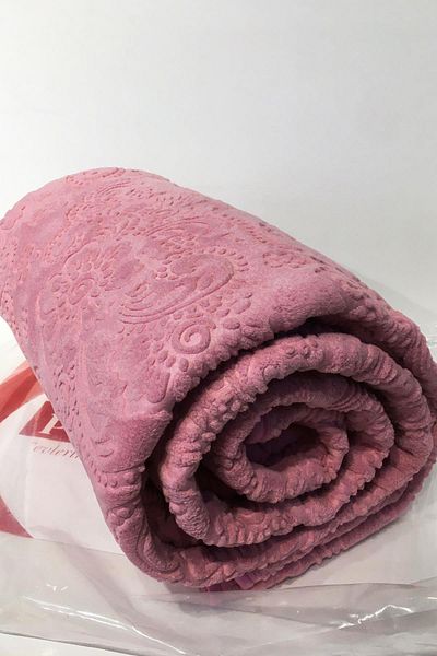 Padişah Patterned Pink Double Blanket Nishev-p000076