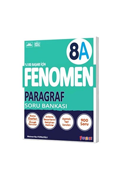Gama Yayınları Fenomen 8. Sınıf Paragraf A Soru Bankası