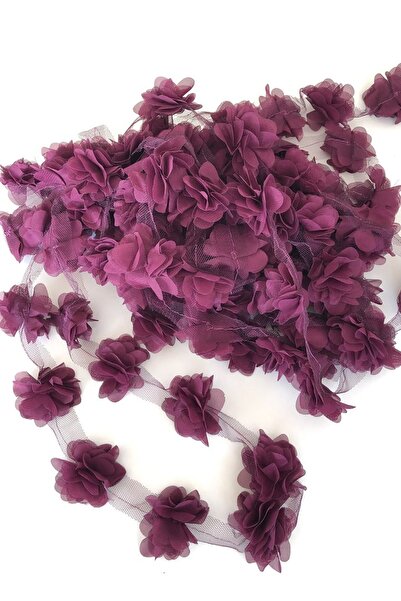 Limelia زهرة التول الشيفون المقطوعة بالليزر