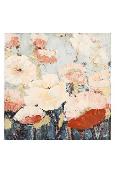Mudo Home SOFT FLOWERS YAĞLIBOYA TABLO 100X100 CM