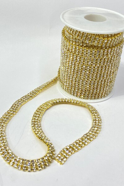 Limelia Sık Taşlı 3 Sıralı Şerit Beyoğlu Taşı