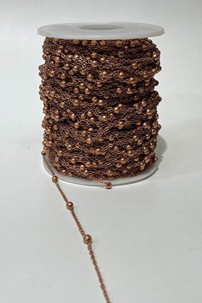 Limelia Χάλκινο Χρώμα Μεταλλική Αλυσίδα Κολιέ 1 μέτρο