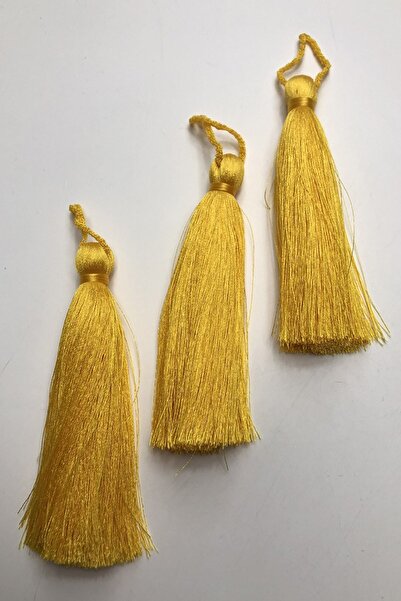 Limelia Σκούρο κίτρινο Μονό Φούντα 10cm 1 τεμάχιο