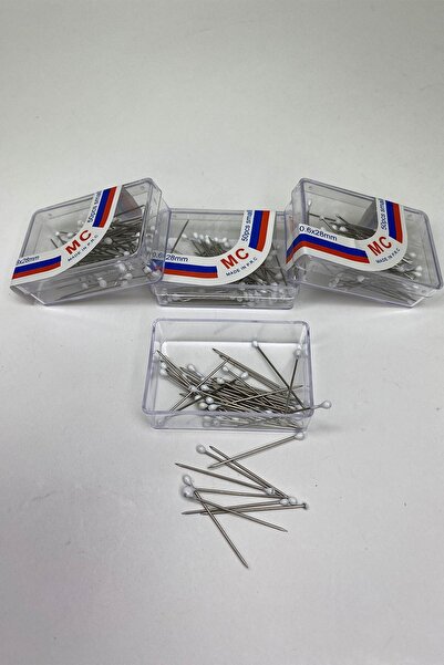 ESPEREST إبرة ذات رأس أبيض، علبة واحدة تحتوي على 50 قطعة