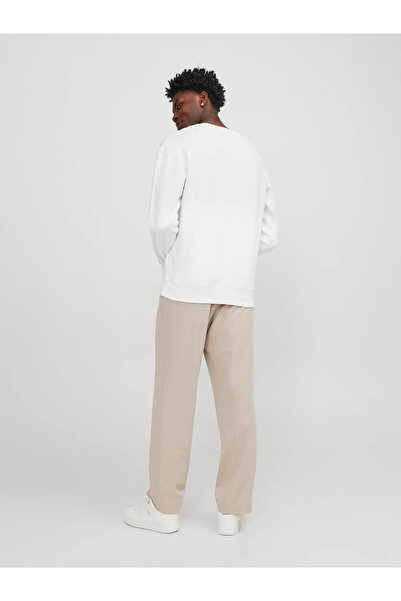 Jack & Jones Φούτερ σε μονόχρωμη λαιμόκοψη