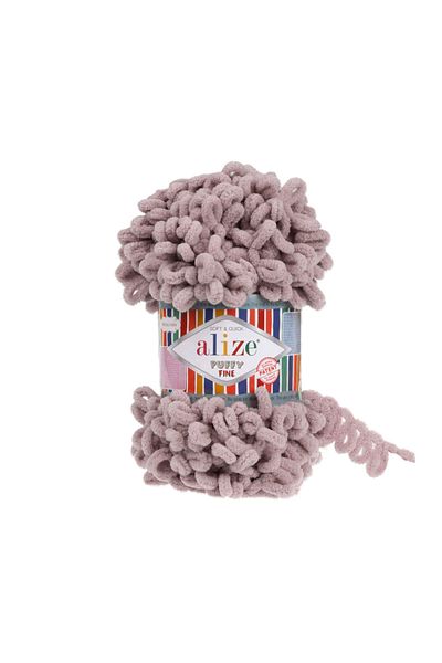 Alize Puffy Fine (ΛΕΠΤΟ) Νήματα πλεξίματος χειρός - 268 Pigeon - 100 Gr. 14,5 Mt. Πλεκτό νήμα με δάχτυλα
