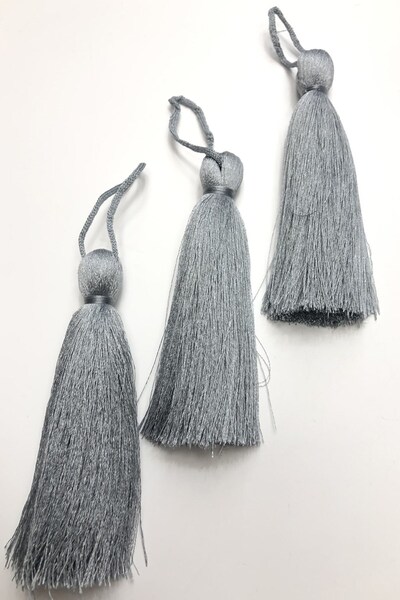 Limelia Γκρι Μονό Φούντα 10 εκ. 1 τεμάχιο