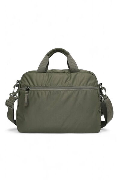 SMART BAGS Soft Fabric Unisex Briefcase and Laptop Bag 8724 - Green