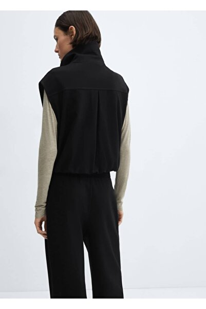 MANGO Woman Fermuarlı yelek