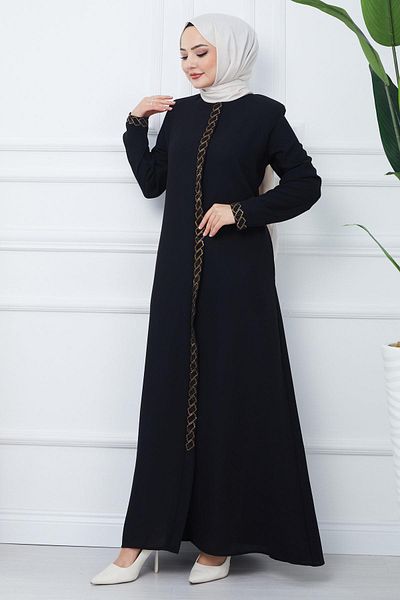 hafsamina Mystery Stoned Ferace Black HM2358