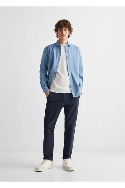 Mango Teen Tricou Albastru Pentru Copii