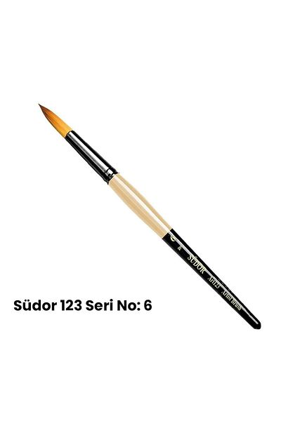 Südor 123 Series Synthetic Round Tip Brush No 6