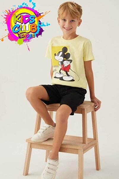 Minnie Mouse Licensed D4883 Beyond T-Shirt and Shorts Bottom Top Boy's Set Ye...