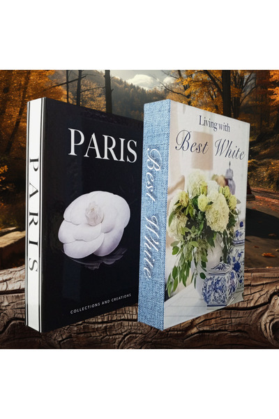 Dermabor Decorative Book-Looking Box 2-Piece Set Decorative Book Looking Box