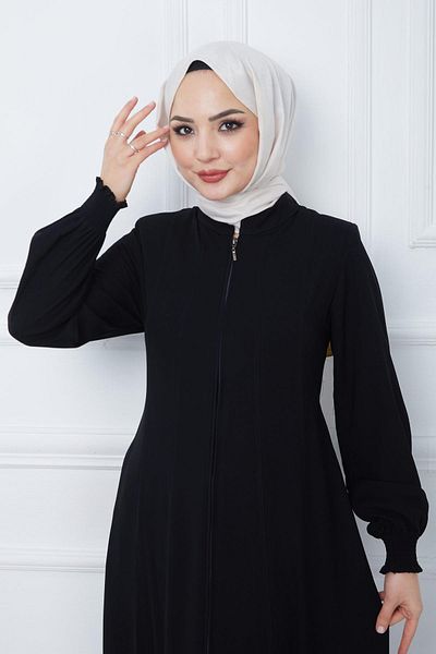 hafsamina Piece Mevlana Ferace Black HM2362