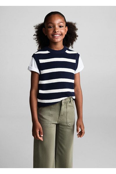 MANGO Kids Wideleg Jeanshose mit Taschen