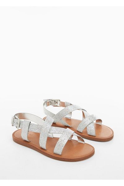MANGO Kids Sandalen mit Pailletten