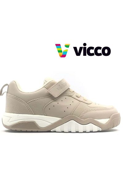 Vicco Pantofort ortopedic Maxi - Pantofi sport bej pentru copii