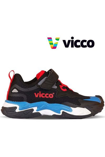 Vicco Pantofi Copii Umbre Ortopedici Negri