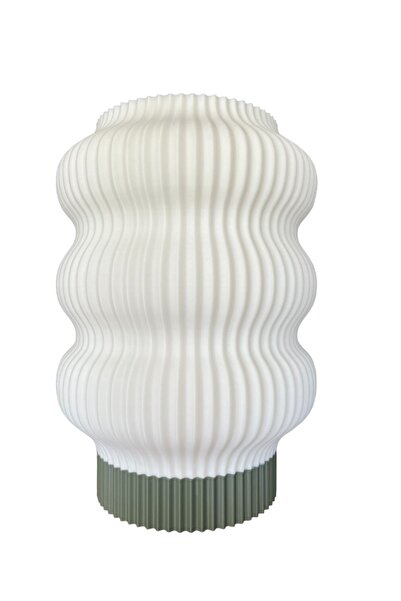 Modern Dalga Masa Lambası Led Gece Lambası Yüksek Kaliteli Plastik Kablolu Aydınlatma Abajur