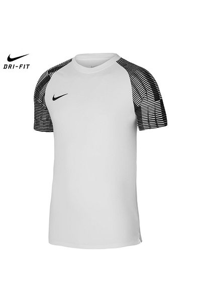 Nike Dh8031-104 M Dri-fit Academy Jsy Ss تي شيرت رجالي لكرة القدم جيرسي أبيض