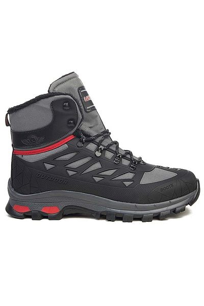KCMN Lambırlent 3040 Outdoor Ανδρικές Μπότες Γκρι-κόκκινο