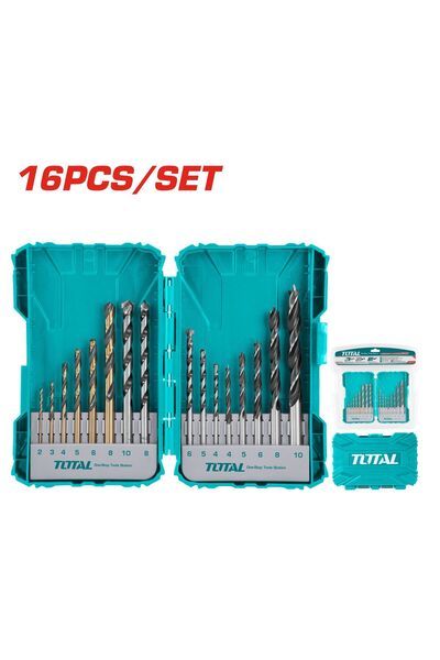 TOTAL 16 LI METAL BETON VE AHŞAP MATKAP UCU SETİ - TACSDL11601