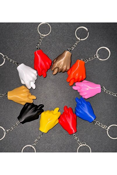 Üç Kardeş Boyut Nahtarklık - Anahtarlık - Nah İşaretli Anahtarlık - El Figürü - El İşareti Anahtarlık