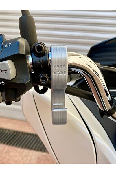 Honda Pcx Gidon Poşet Askı Aparatı Gri / Diğer Açık Gidonlu Motosikletlerle Uyumlu