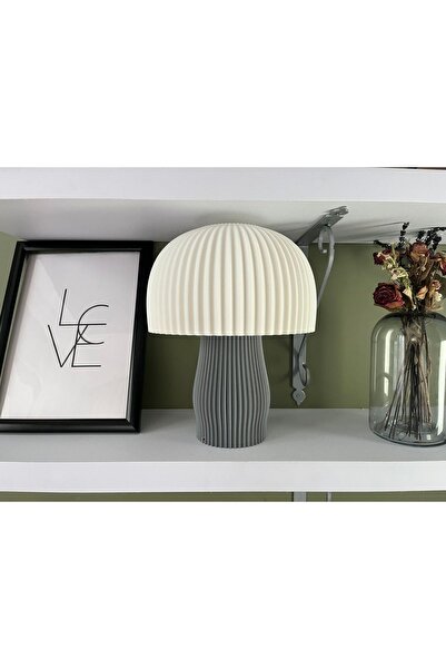 Genel Markalar Mantar Model Masa Lambası Kablolu Gün Işığı Aydınlatma Led Amp...