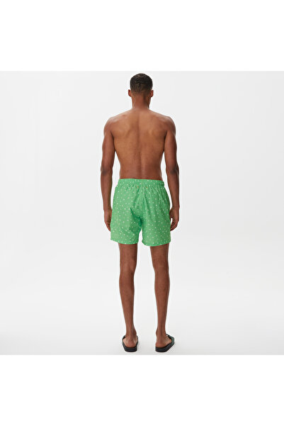 Nautica Erkek Yeşil Baskılı Deniz Şortu